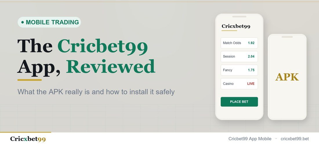 Cricbet99 app running on an Android phone showing live cricket match odds and the bet slip